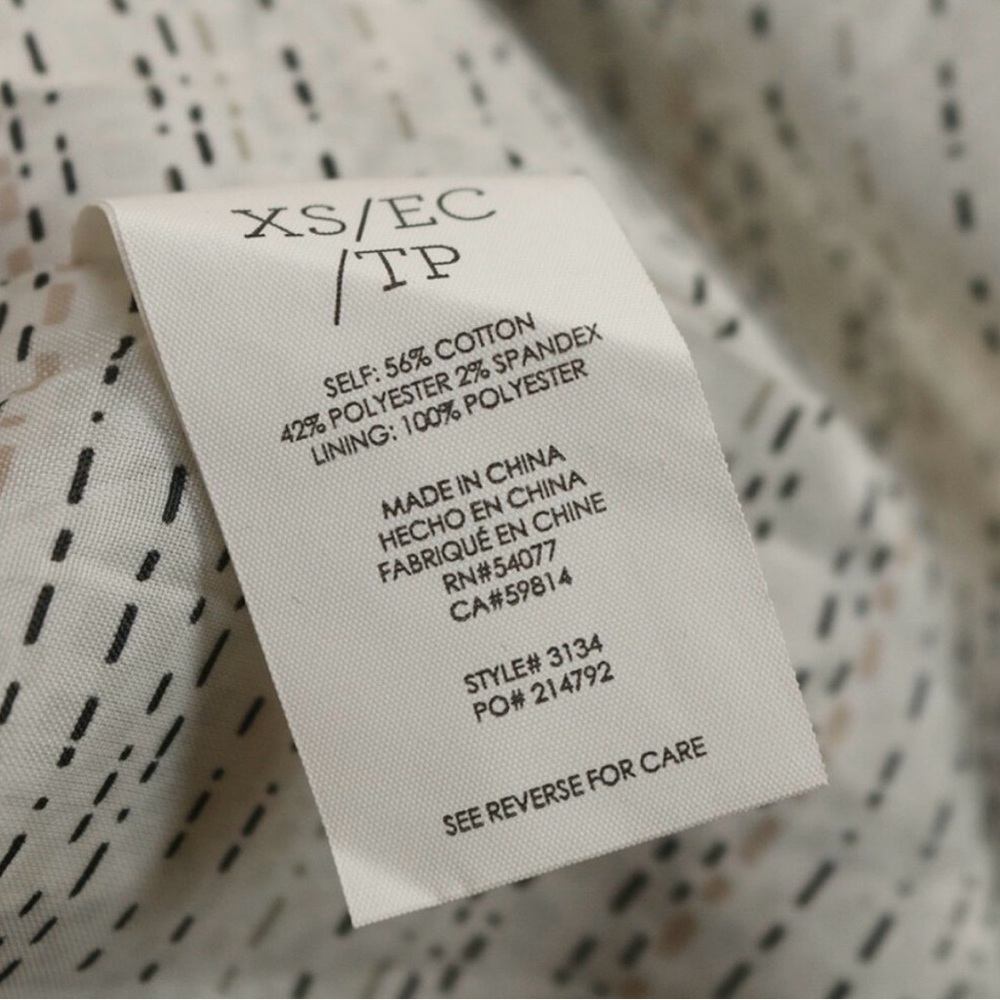 CAbi Camille Gray Snakeskin Python Print Trench J… - image 5